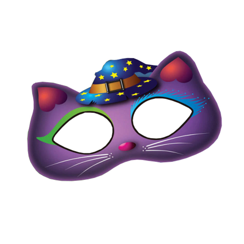 Glow Stick Cat Mask Costumes & Apparel - Party Centre