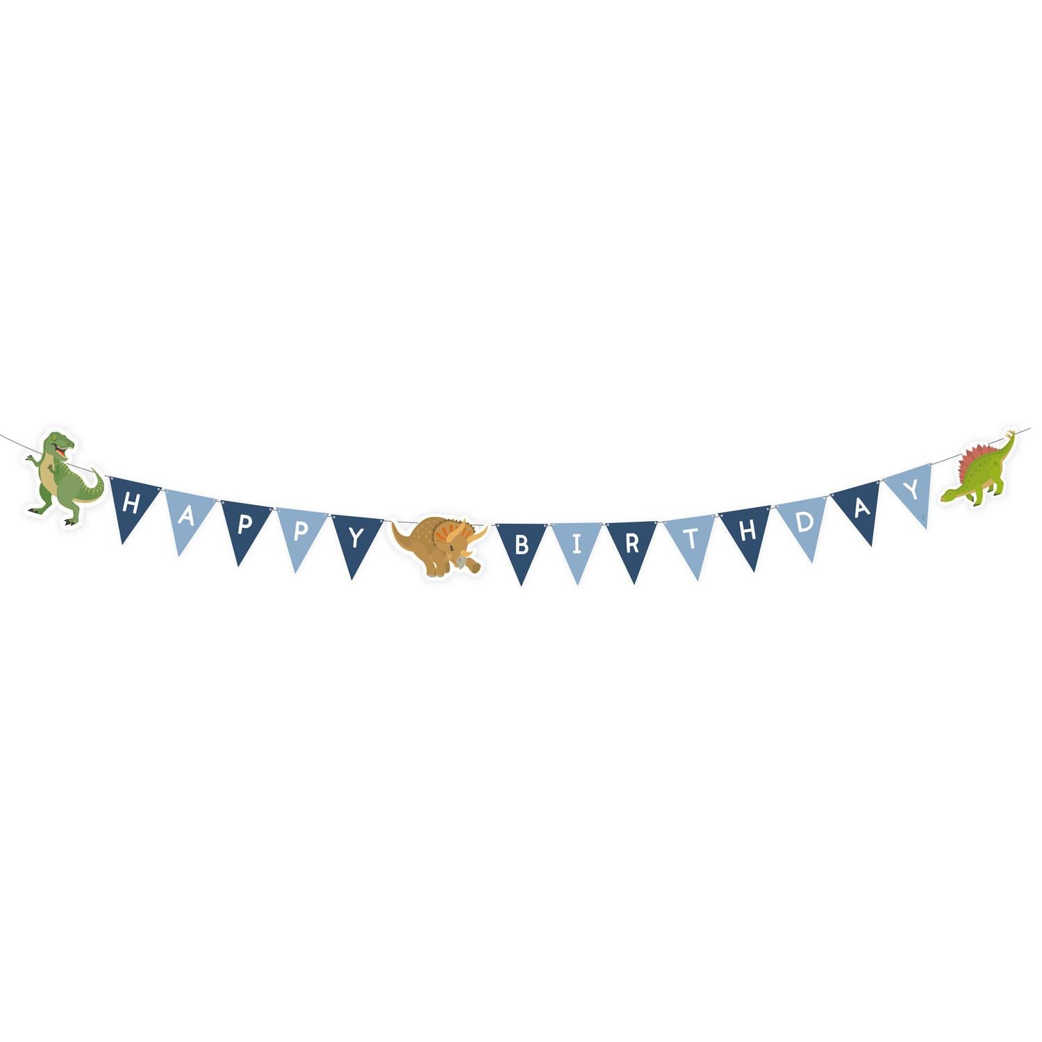 Happy Dinosaur Letter Banner Decorations - Party Centre