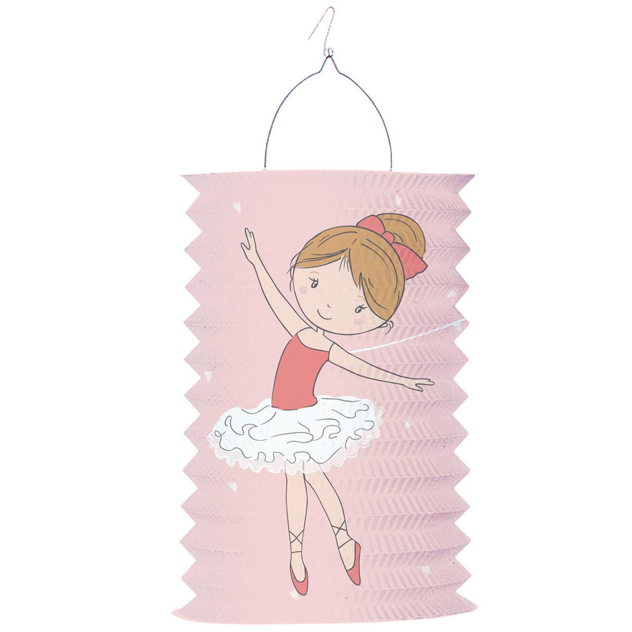 Little Dancer Paper Drop Lantern 28cm Decorations - Party Centre