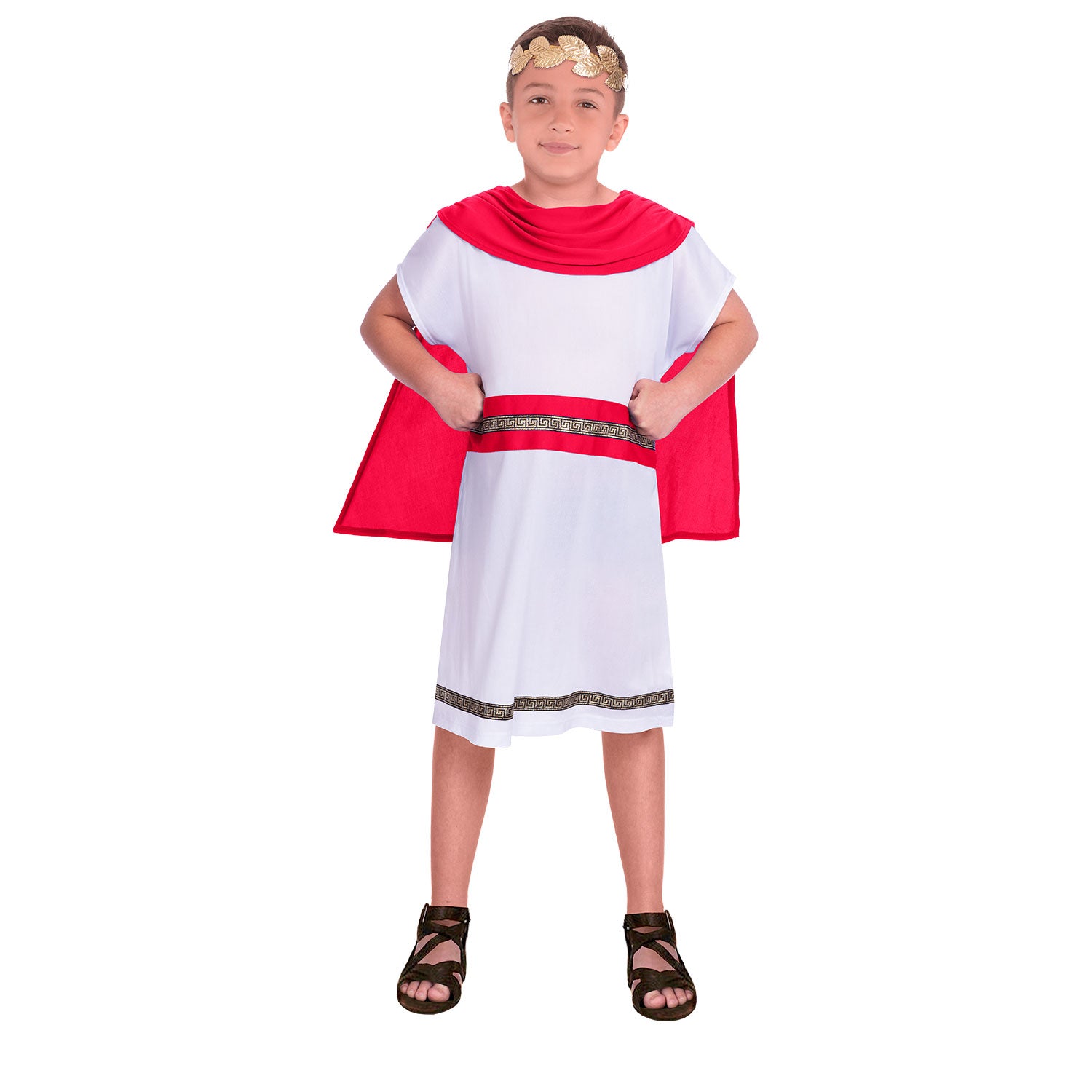 Child Caesar Red Costume