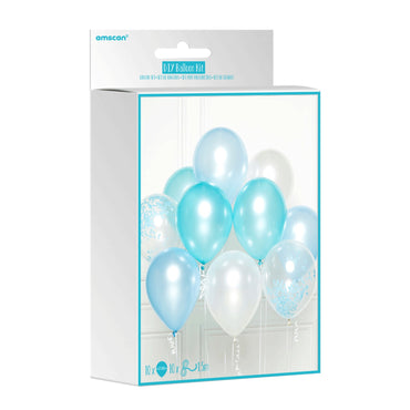 Blue DIY Latex Balloon Kits 10pcs
