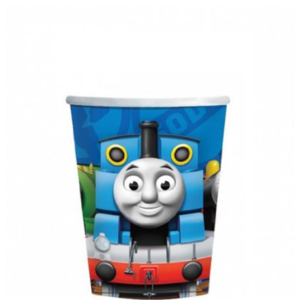 Thomas And Friends Cups 8pcs Printed Tableware - Party Centre