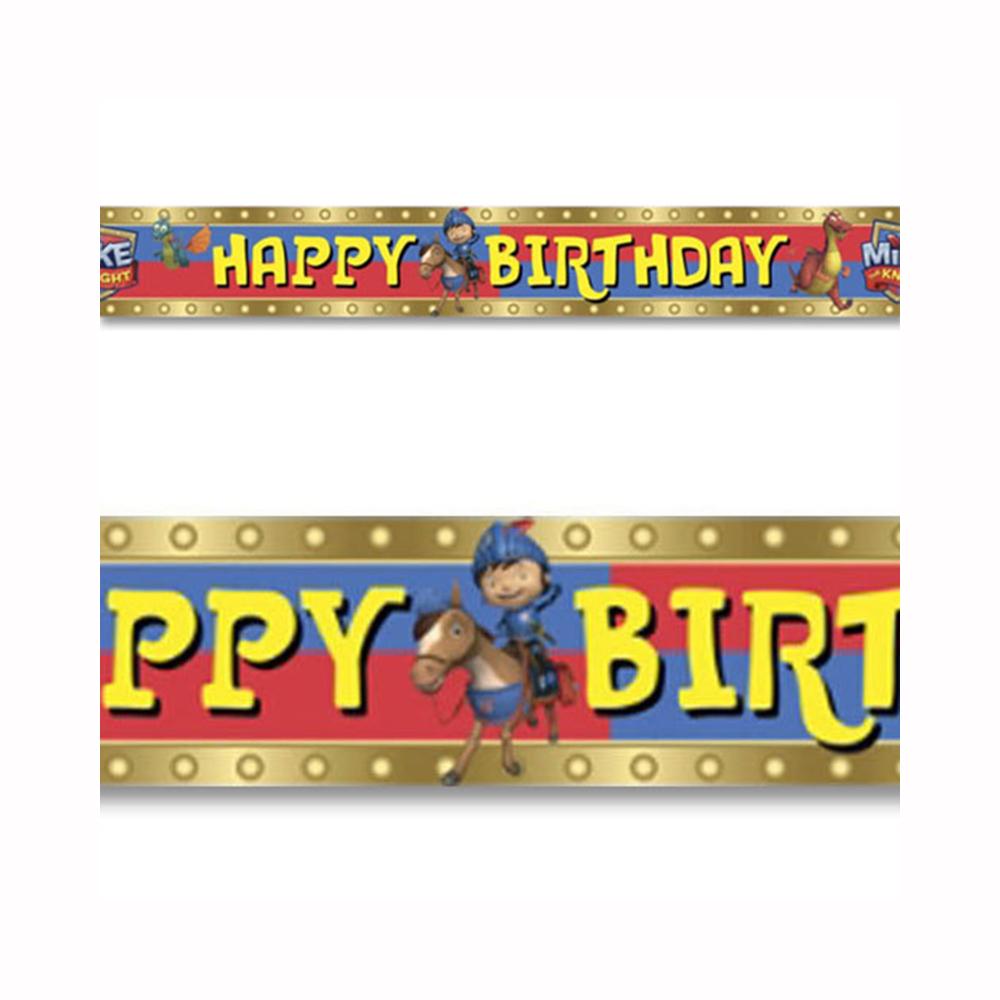 Mike The Knight Foil Banner Decorations - Party Centre