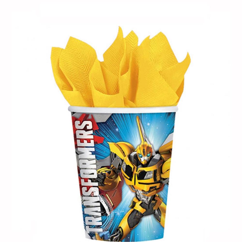 Transformers Paper Cups 9oz, 8pcs Printed Tableware - Party Centre