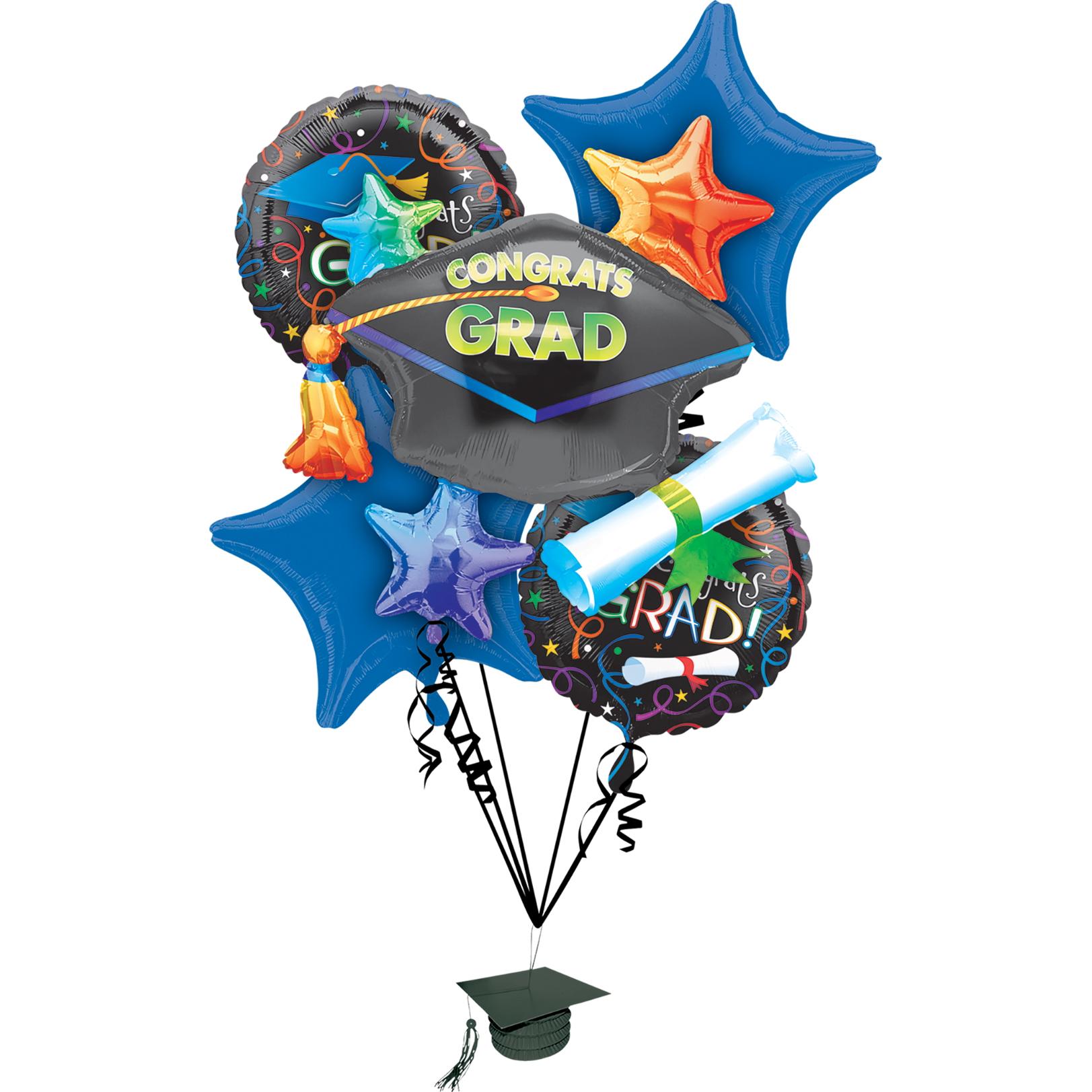 Graduation Celebration Balloon Bouquet Balloons & Streamers - Party Centre