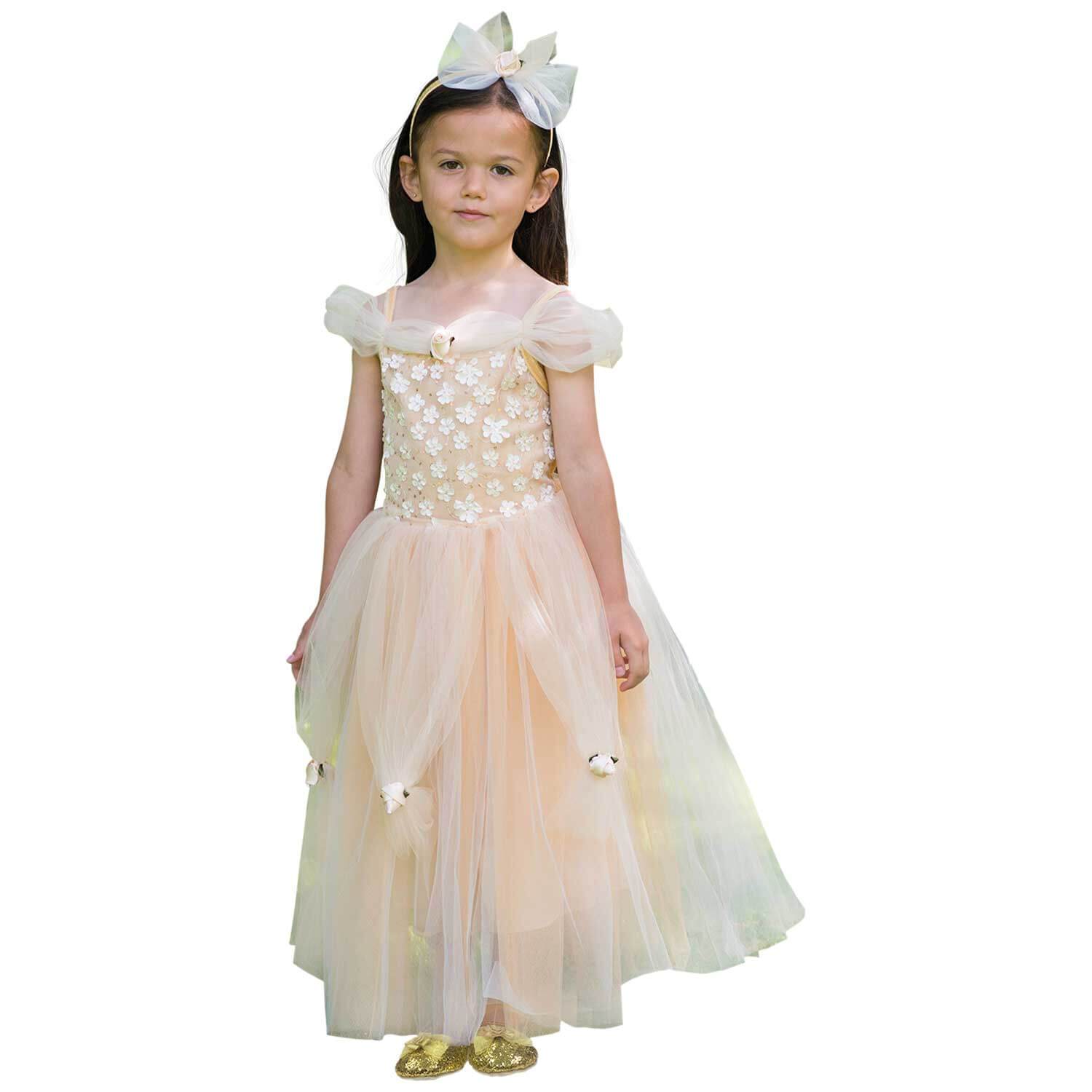 Child Golden Princess Costume Costumes & Apparel - Party Centre