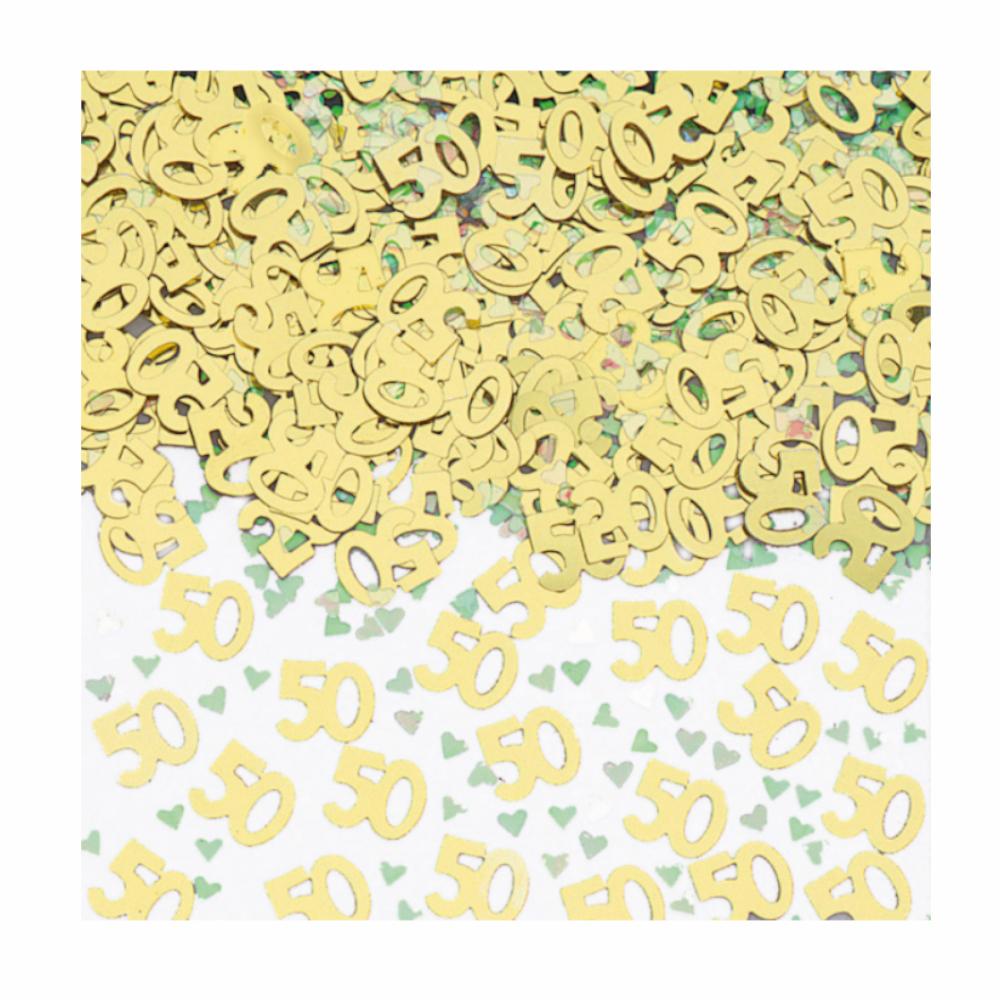50th Anniversary Gold Confetti 14g