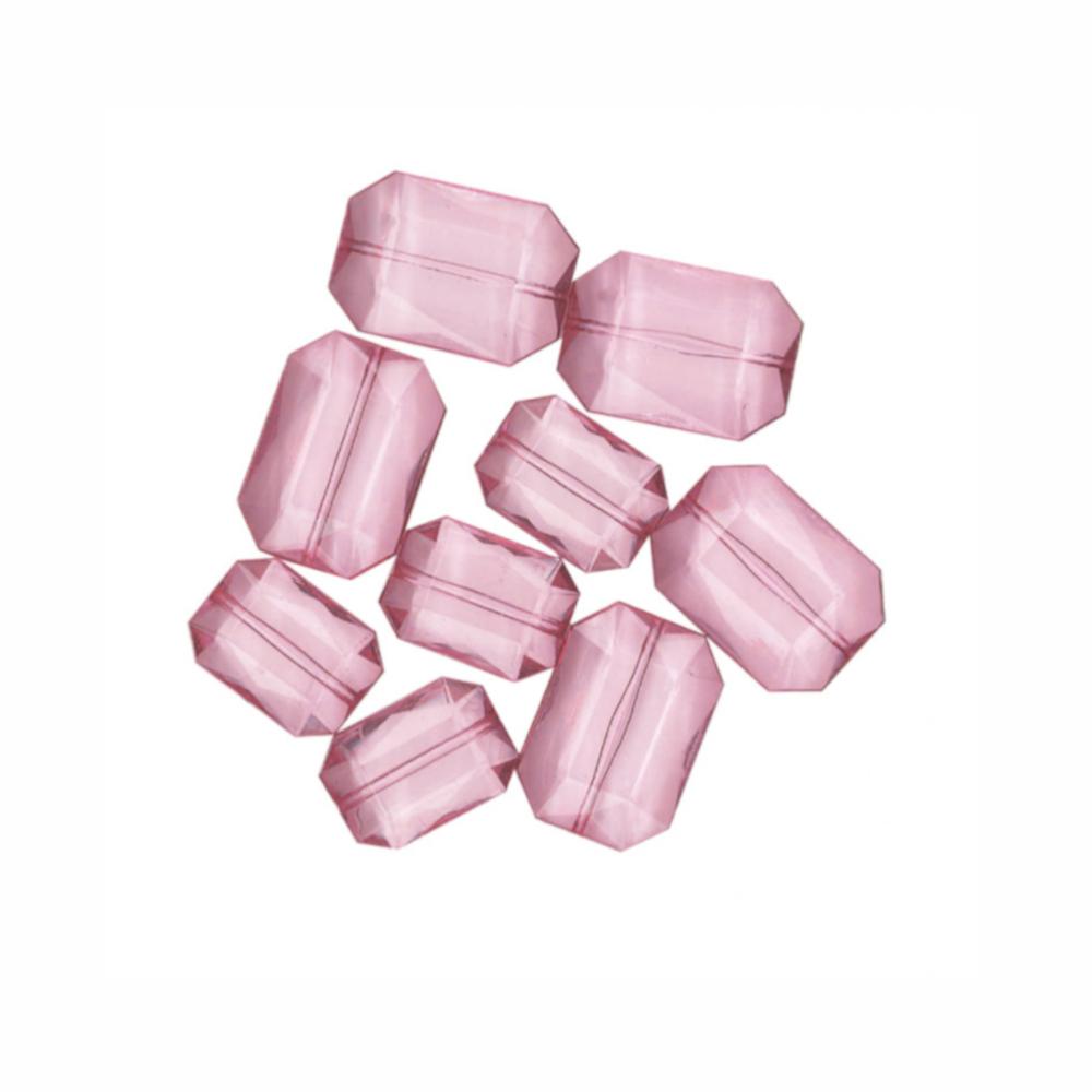 Pink Gems Acrylic Big Diamonds Confetti Decorations - Party Centre