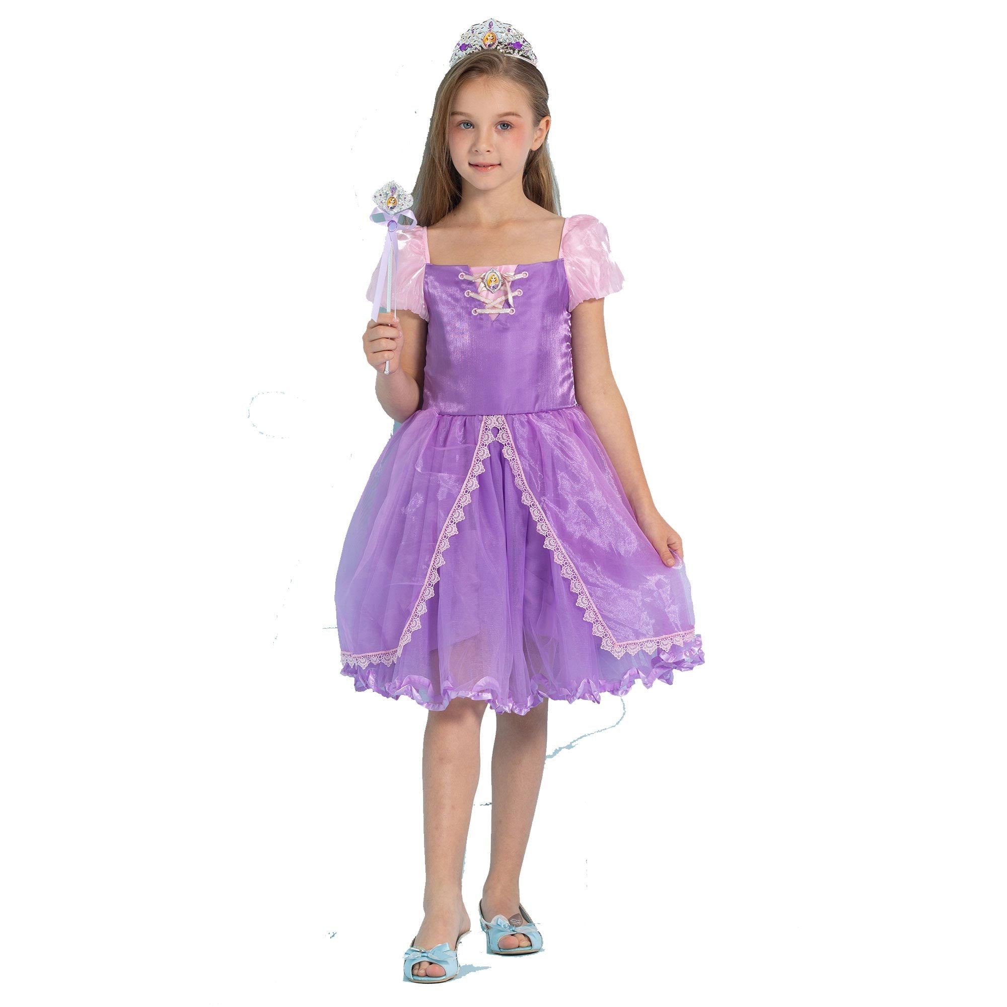 Child Rapunzel Deluxe Dress Costume