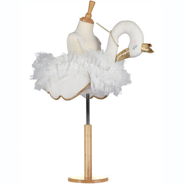Child Glide-on Swan Costume Costumes & Apparel - Party Centre