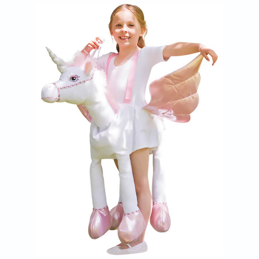 Child Ride On Unicorn Costume Costumes & Apparel - Party Centre