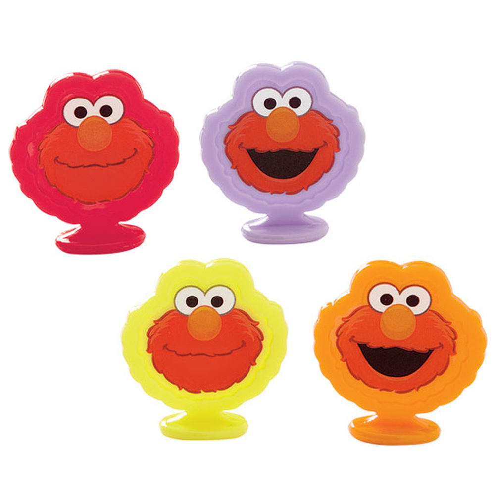 Elmo Cupcake Toppers 8pcs Party Accessories - Party Centre