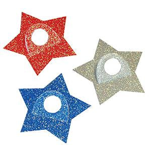 Stick-A-Tab Patriotic Stars Balloon Weight Balloons & Streamers - Party Centre
