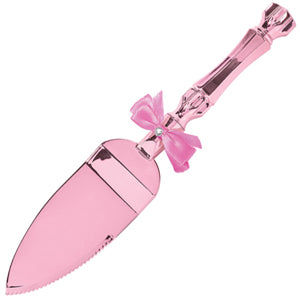 Pink Cake Server 9in Party Accessories - Party Centre