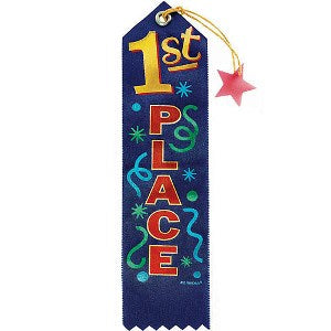 1st Place Recognition Ribbon Party Accessories - Party Centre