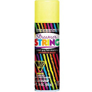 Yellow Streamer String 3oz Party Accessories - Party Centre