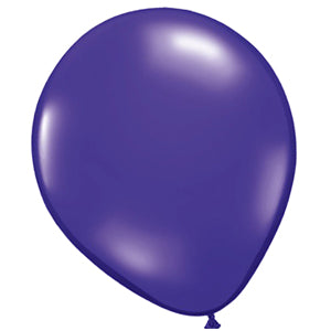 Metallic Violet Balloons 12in, 100pcs Balloons & Streamers - Party Centre