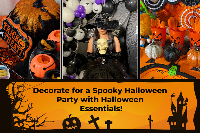 Decorate for a Spooky Halloween Party with Halloween Essentials!