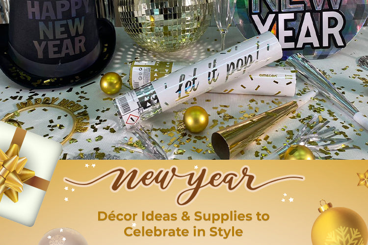 Countdown to the New Year: New Year Decor Ideas & Supplies to Celebrate in Style