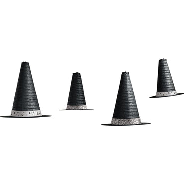 Classic Black & White Hats Hanging Lanterns