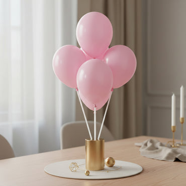 Pink Standard Latex Balloons 5in, 100pcs
