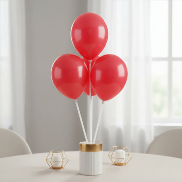 Apple Red Standard Latex Balloons 5in, 100pcs