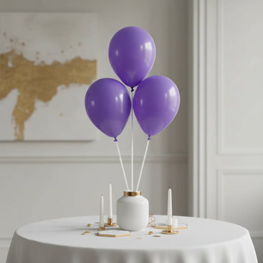 New Purple Standard Latex Ballooons 5in, 100pcs