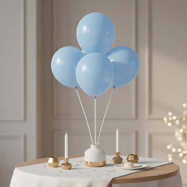 Pastel Blue Standard Latex Balloons 5in, 100pcs