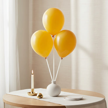 Goldenrod Fashion Latex Balloons 5in, 100pcs