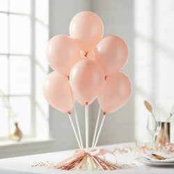 Peach Blush Fashion Latex Balloons 5in, 100pcs