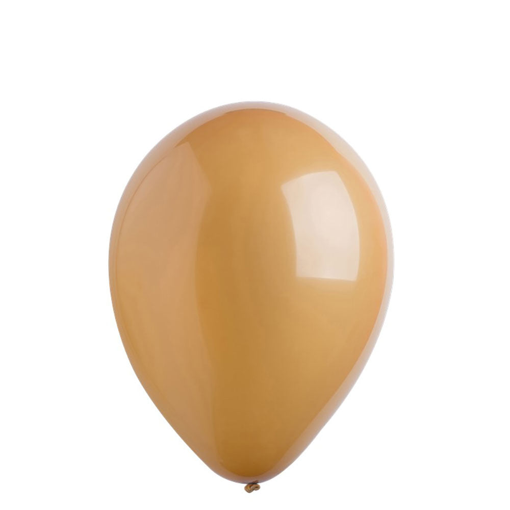 Mocha Brown Fashion Latex Balloons 5in, 100pcs