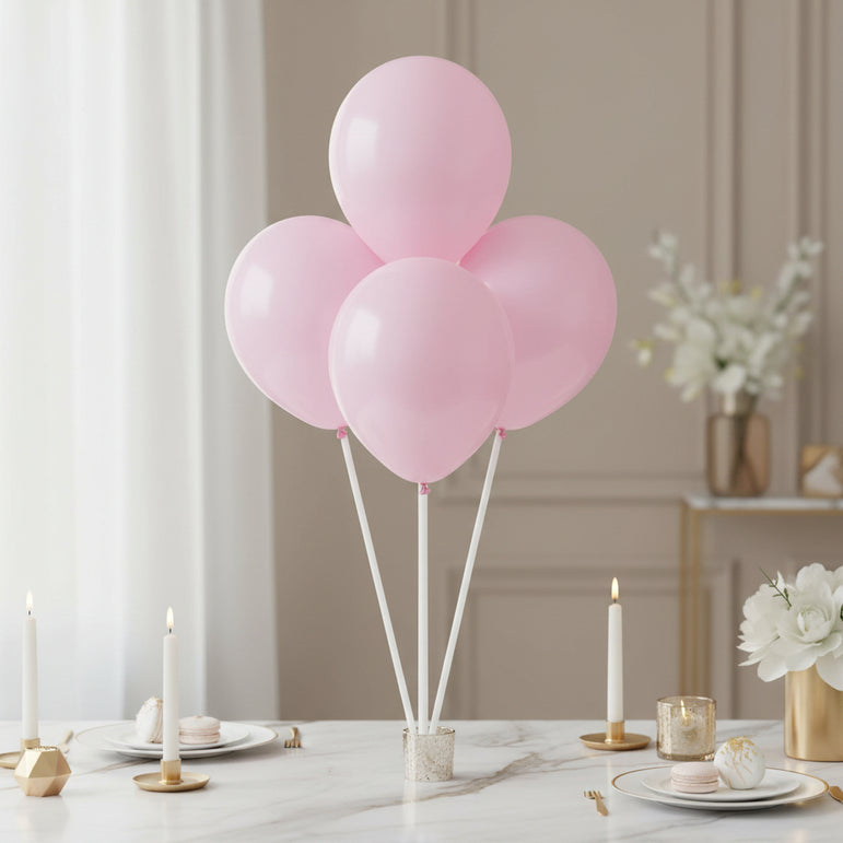 Pretty Pink Fashion Latex Balloons 5in, 100pcs
