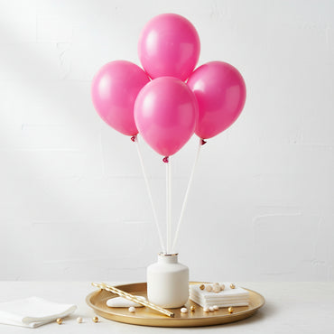 Hot Pink Fashion Latex Balloons 5in, 100pcs