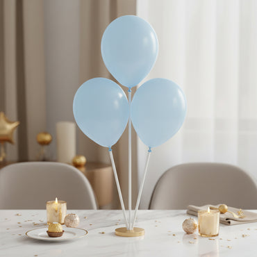 Pastel Blue Pearl Latex Balloons 5in, 100pcs