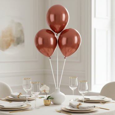 Rose Copper Satin Latex Balloon 5in, 100pcs