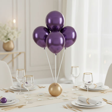 Purple Royal Satin Latex Balloon 5in 100pcs