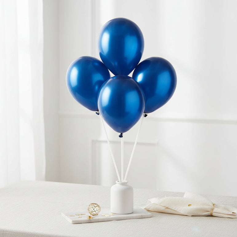 Azure Satin Latex Balloon 5in,100pcs