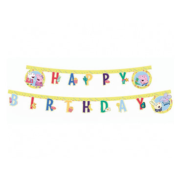 Peppa Pig-Missy Happy Birthday Diecut Paper Banner