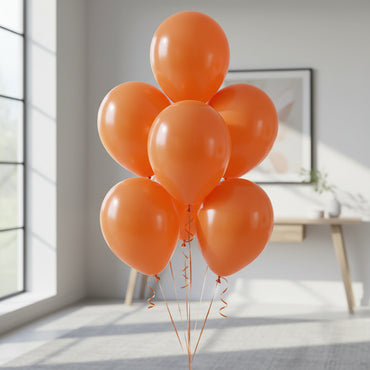 Tangerine Standard Latex Balloons 11in, 50pcs