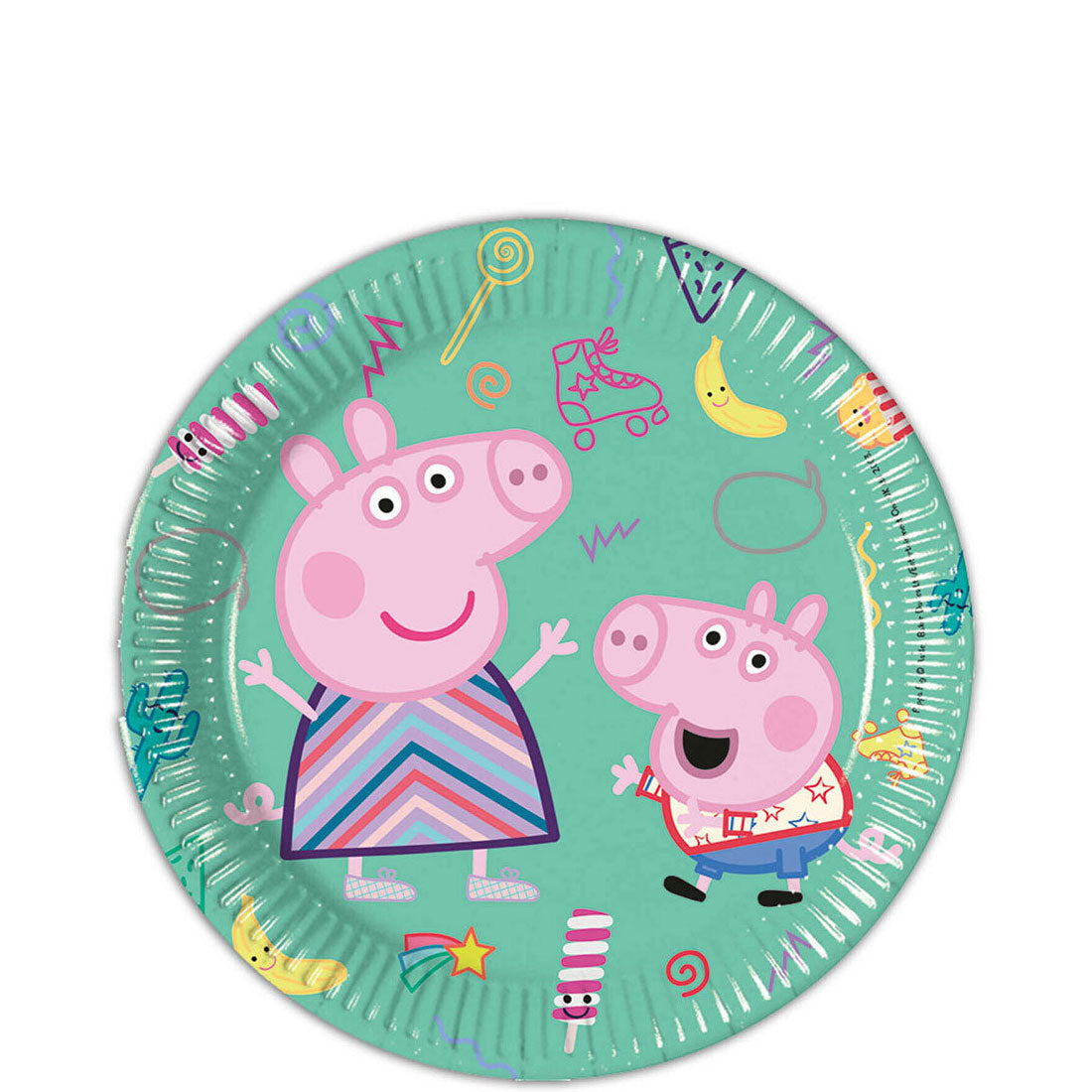 Peppa Pig-Missy Play Paper Plates 8pcs, 7in