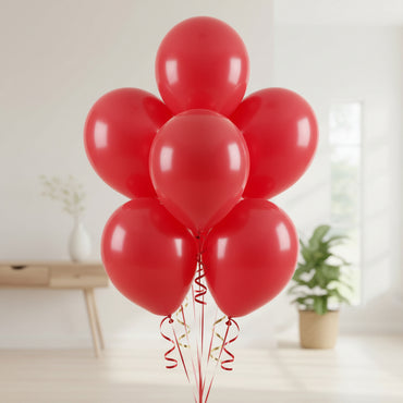 Apple Red Standard Latex Balloons 11in, 50pcs