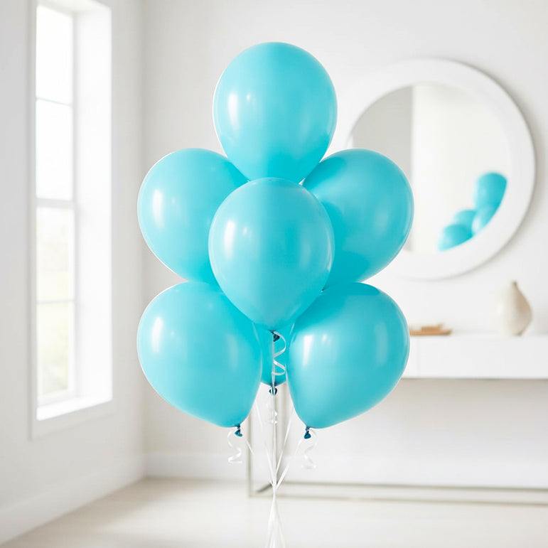 Caribbean Blue Fashion Latex Balloons 11in, 50pcs