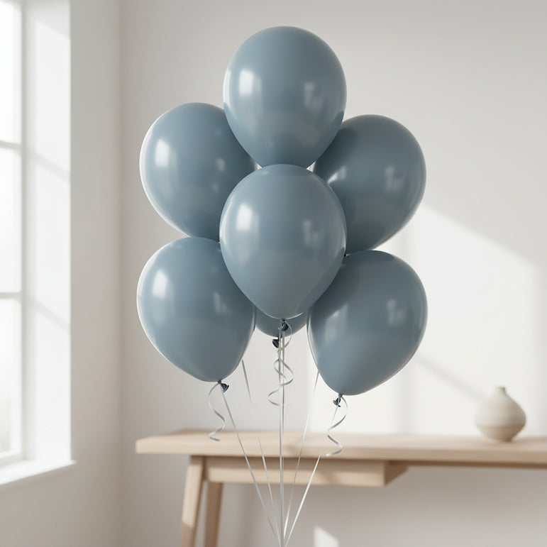 Dusty Blue Fashion Latex Balloon 11in 50pcs