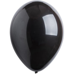 Black Fashion Latex Balloons 11in, 50pcs