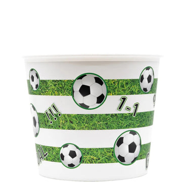 Football Party Reusable Plastic Popcorn Bucket