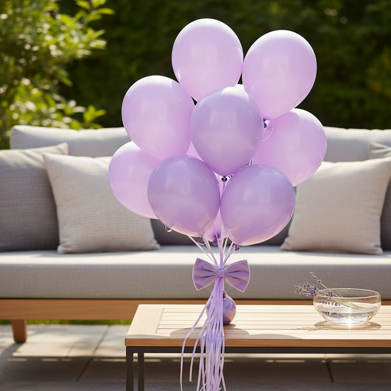 Blueberry Macaron Standard Latex Balloons 12in 50pcs