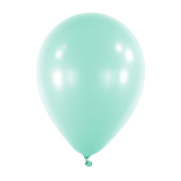 Mint Macaron Standard Latex Balloons 12in 50pcs
