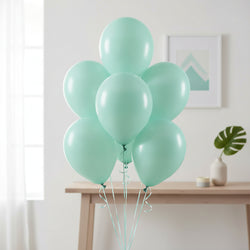 Sky Blue Macaron Standard Latex Balloons 12in 50pcs