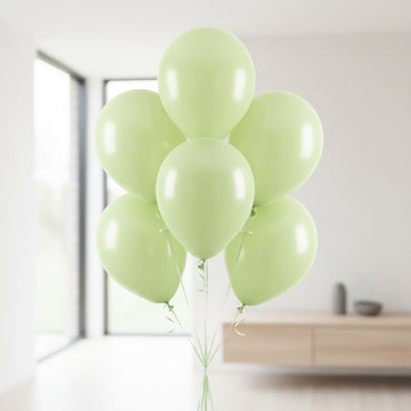 Pistachio Macaron Standard Latex Balloons 12in 50pcs