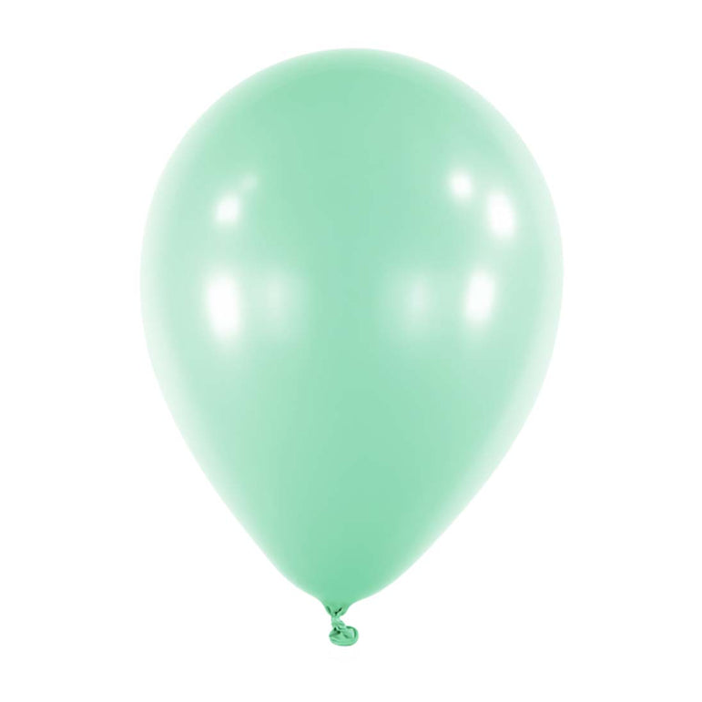 Honey Dew Macaron Standard Latex Balloons 12in 50pcs